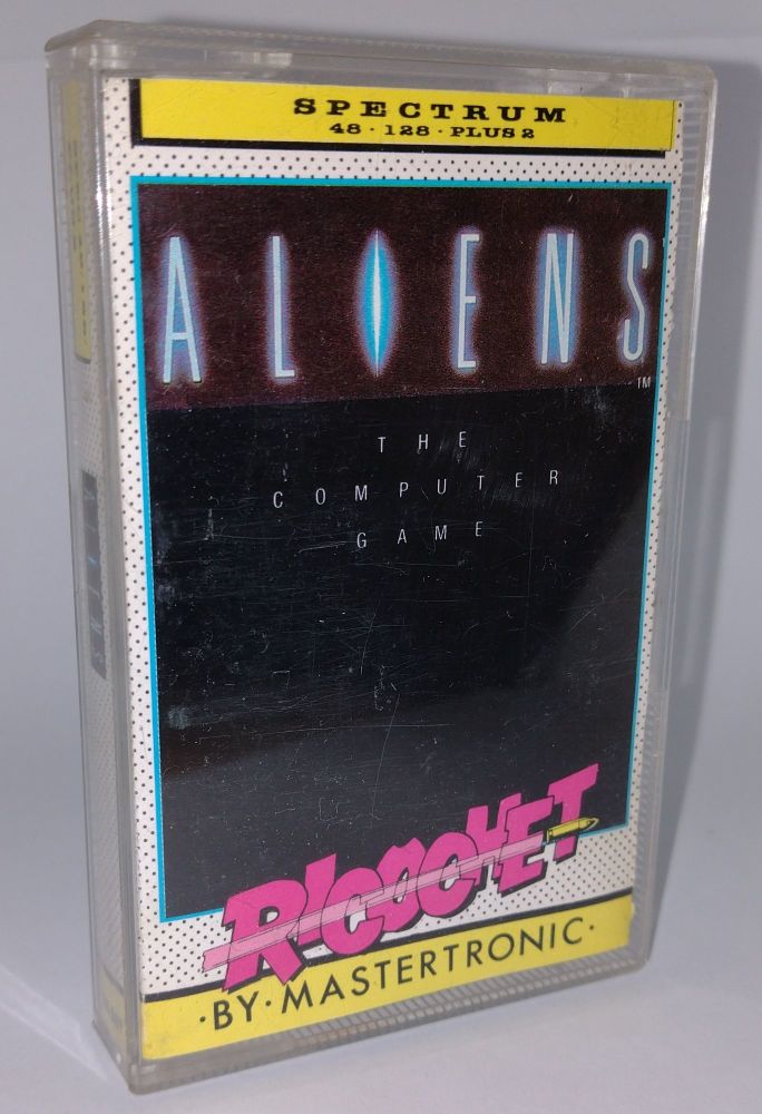 Aliens Ricochet Mastertronic Vintage ZX Spectrum 48K 128K +2  Software Tested & Working