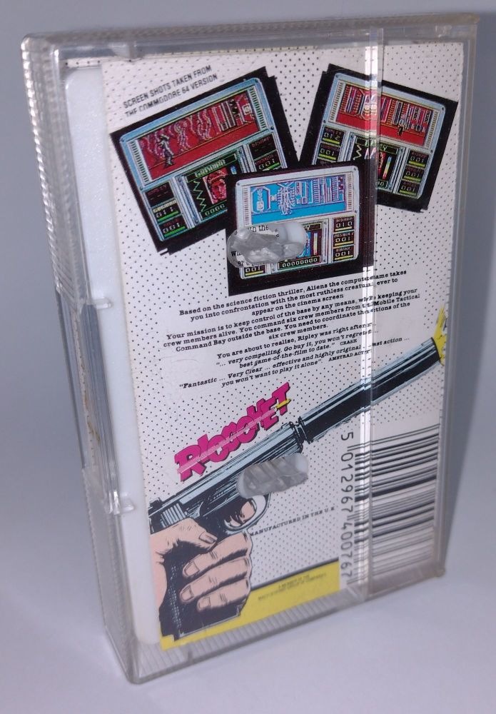 Aliens Ricochet Mastertronic Vintage ZX Spectrum 48K 128K +2  Software Tested & Working