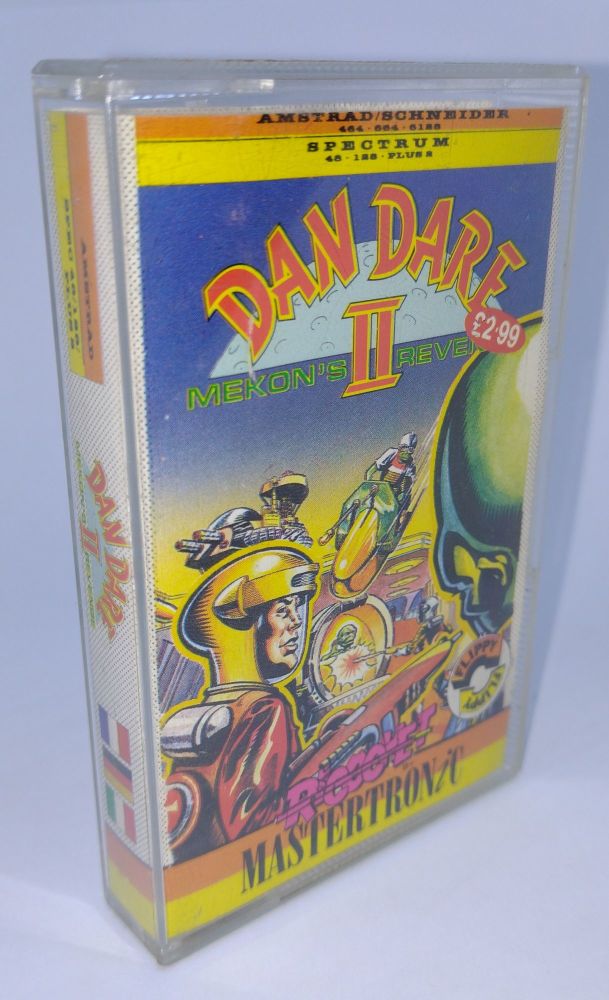 Dan Dare II Mekons Revenge Ricochet Mastertronic Vintage ZX Spectrum 48K 128K +2  Software Tested & Working