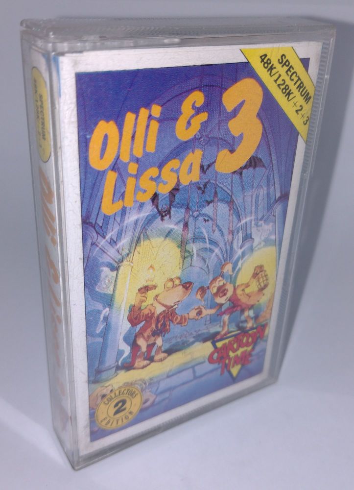 Olli & Lissa 3 Code Masters Vintage ZX Spectrum 48K 128K +2 +3 Software Tested & Working