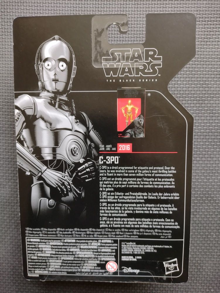Star Wars The Black Series Archive - A New Hope C-3PO Collectable 6 Inch Action Figure Set