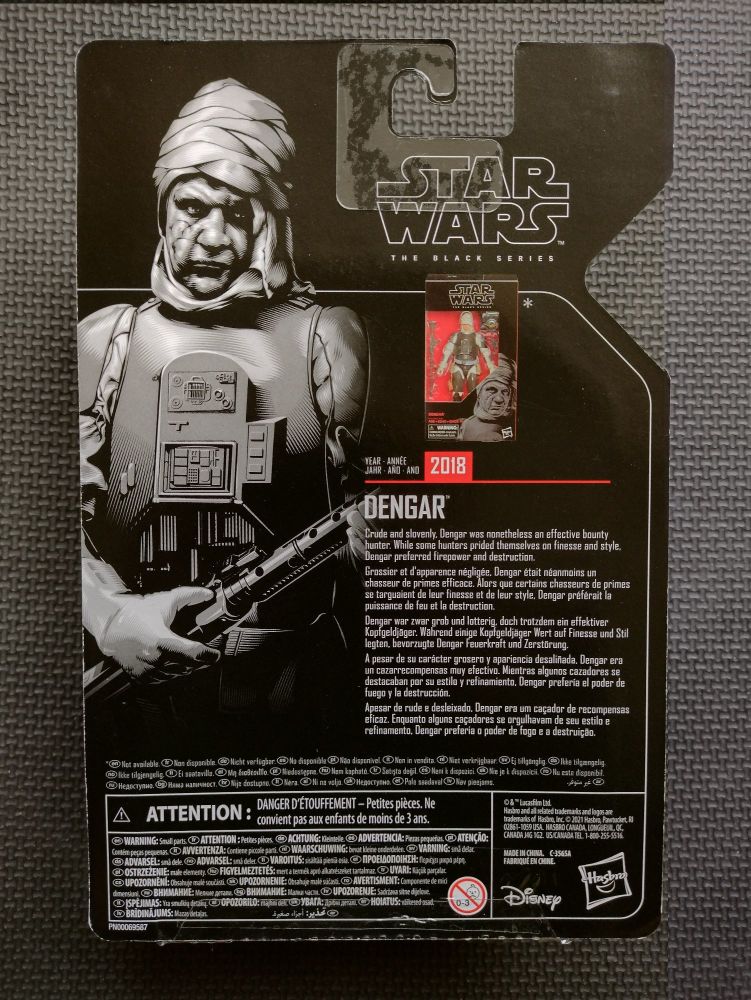 Star Wars The Black Series Archive Return Of The Jedi Dengar Collectable Figure 6"