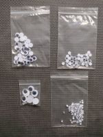Qty 200 Assorted Googly Wiggly Eyes For Arts & Crafts - 5mm 8mm 12mm 18mm