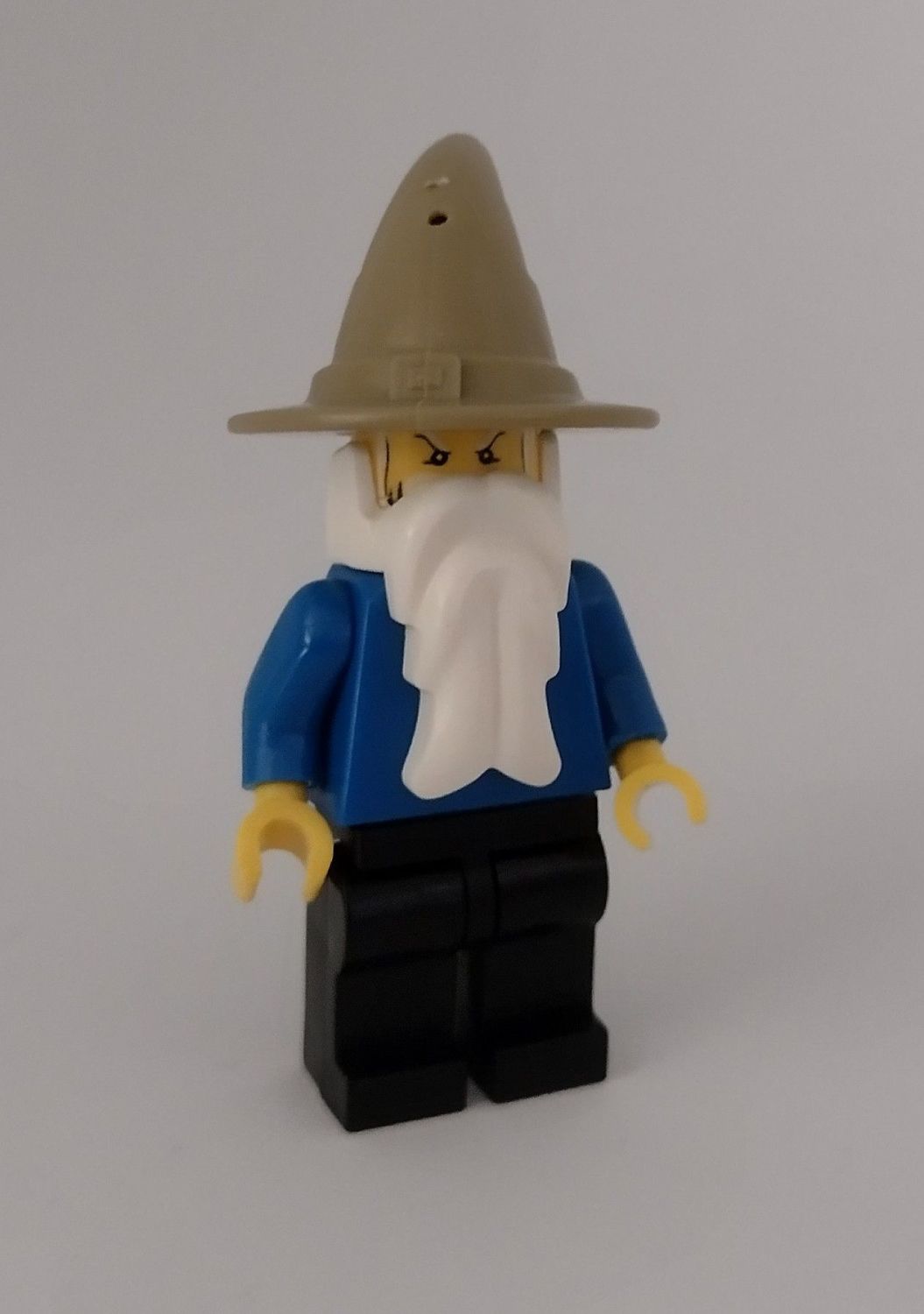 City / General Character - Custom - Brick Minifigure - Wizard ( Beige Hat V