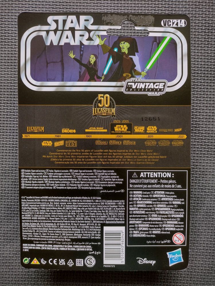 Star Wars - Kenner Hasbro - The Vintage Collection - VC214 - Barriss Offee - The Clone Wars - F5417 - Premium Collectable Figure