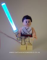 Light Up Lego Minifigure - Star Wars - Rey