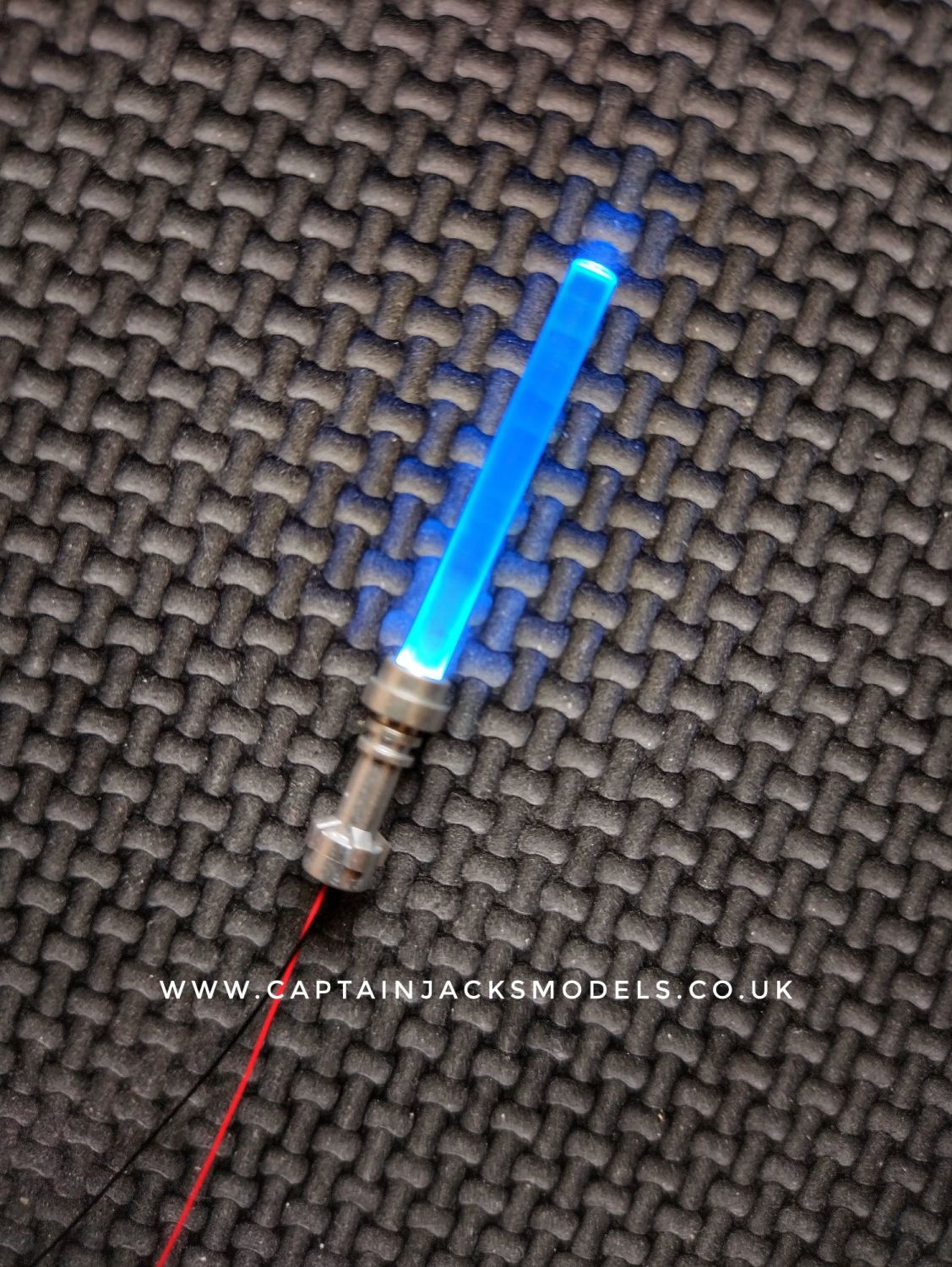 Light Up Lego Star Wars Lightsaber - Light Blue - Dark Silver Hilt