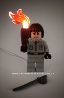 Light Up Lego Minifigure Indiana Jones Irina Spalko 7624