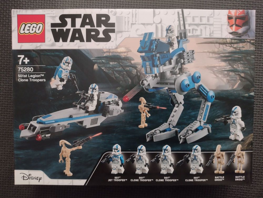 Lego Star Wars - 501st Legion Clone Troopers - 75280 - Age Range 7 Years Pl