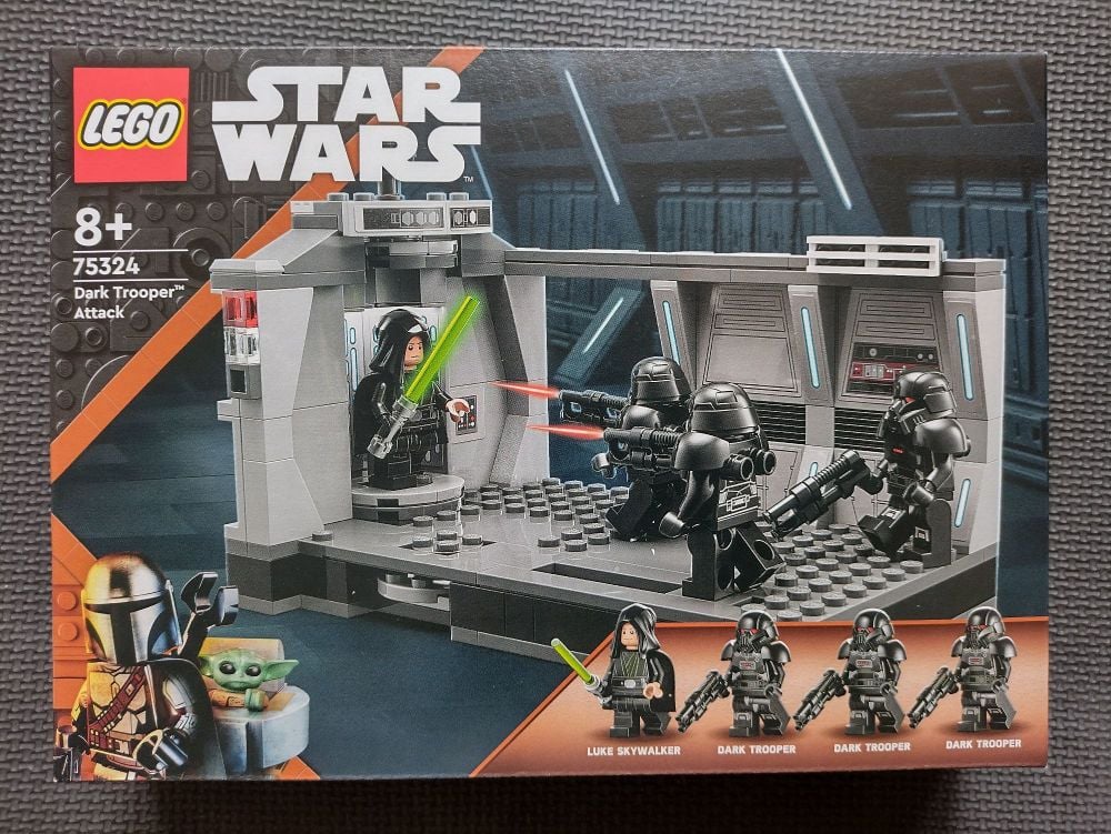 Lego Star Wars Dark Trooper Attack 75324 Age Range 8 Years Plus Brand New & Sealed