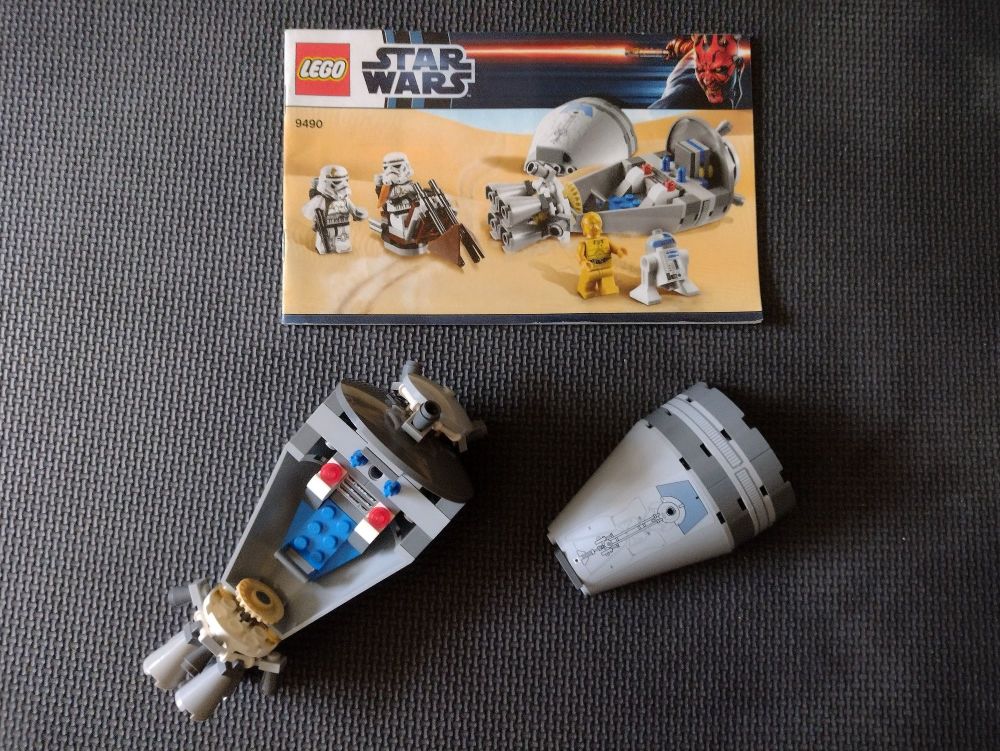 Lego - 9490 - Star Wars Escape Capsule - NO MINIFIGURES - Capsule Unit Only