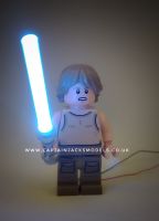 Light Up Lego Minifigure - Star Wars - Luke Skywalker - 75208