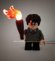 Light Up Lego Minifigure Young Harry Potter