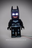 Light Up Lego Minifigure Batman Electro Suit DC Super Heroes SH046