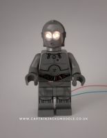 Light Up Lego Minifigure - Star Wars - U-3PO Protocol Droid