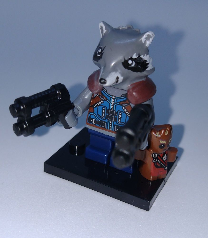 Custom Brick Figure Guardians Of The Galaxy Rocket Raccoon