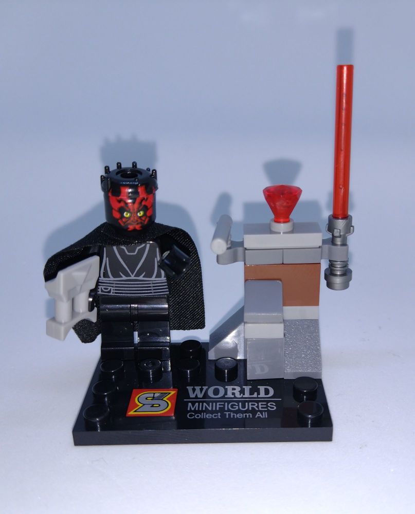 S World - Star Wars - Brick Minifigure - Darth Maul