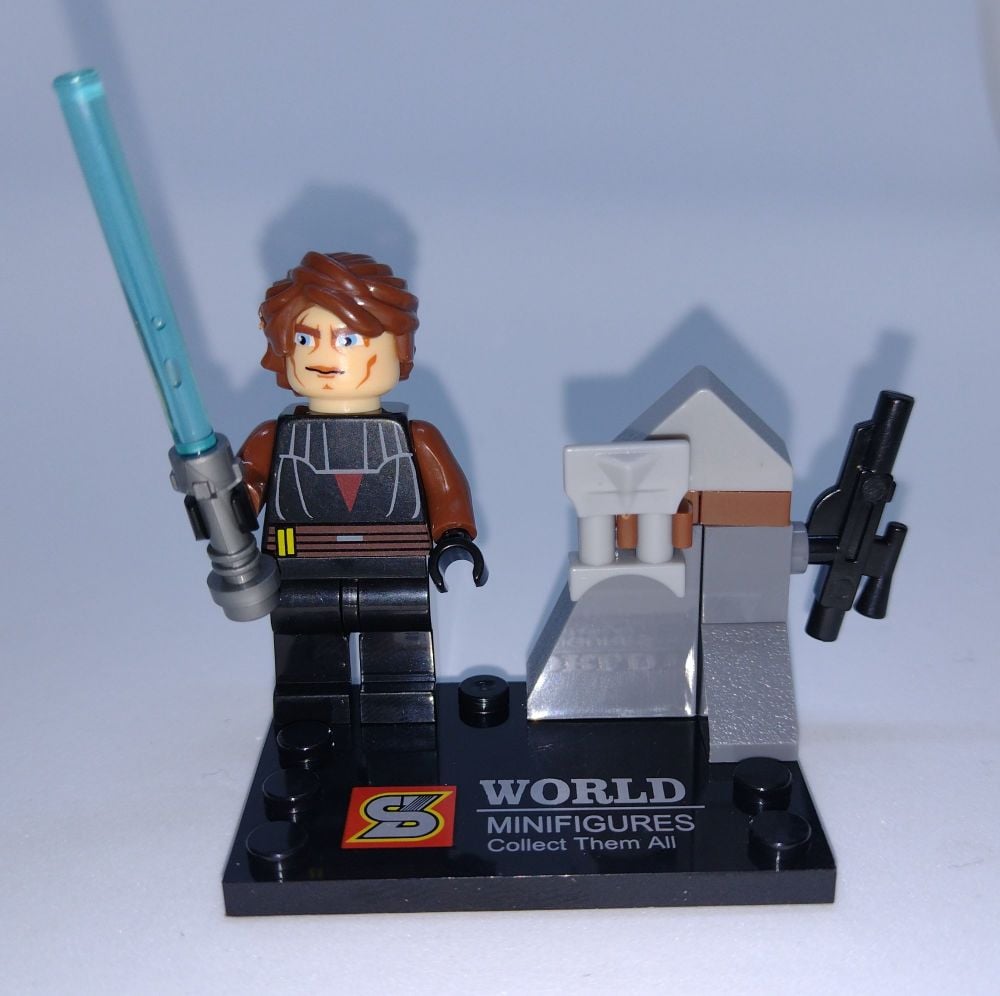 S World - Star Wars - Brick Minifigure - Anakin Skywalker