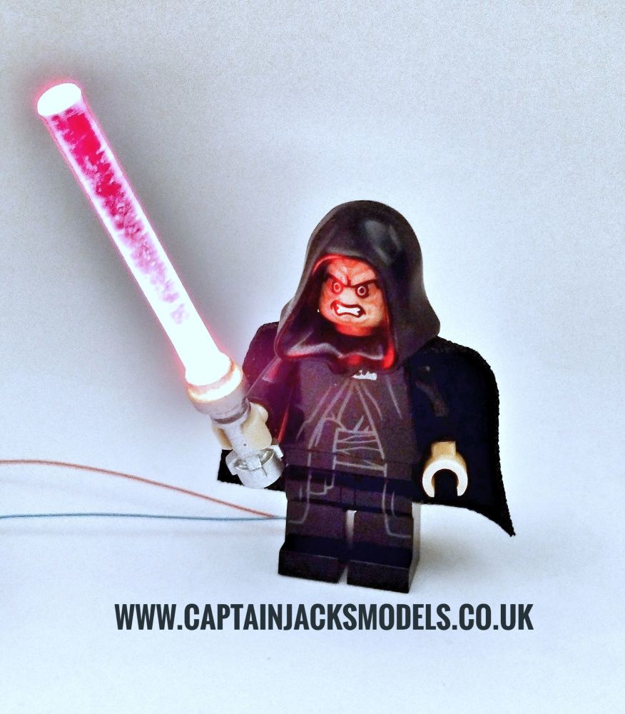 Light Up Lego Minifigure - Star Wars - Emperor Palpatine - 75183 - Figure S