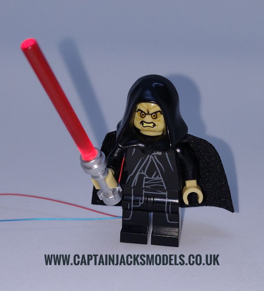 Light Up Lego Minifigure - Star Wars - Emperor Palpatine - 75183 - Figure SW0634A