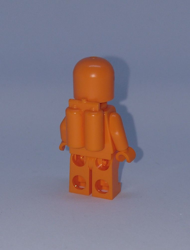 Lego Minifigure - Classic Space - Orange Spaceman Astronaut