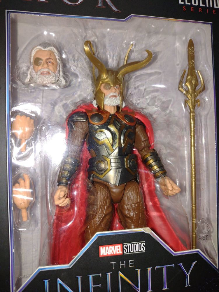 Marvel Studios Legends Series Thor The Infinity Saga 6 Inch Odin Action Figure Set