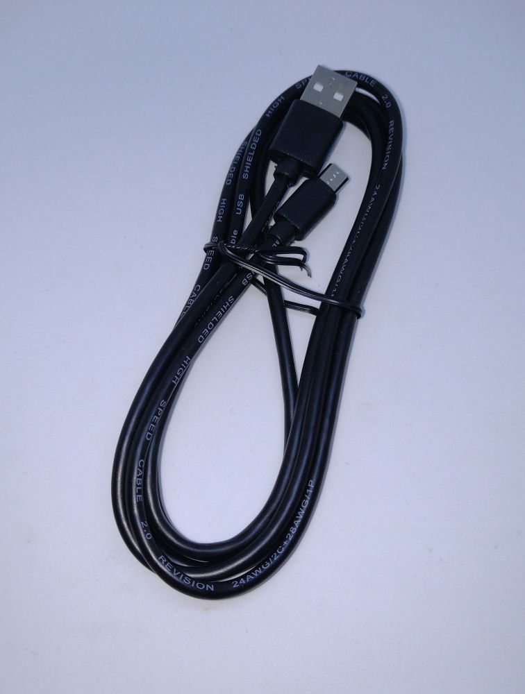 1.5 Metre Micro USB Lead - BLACK
