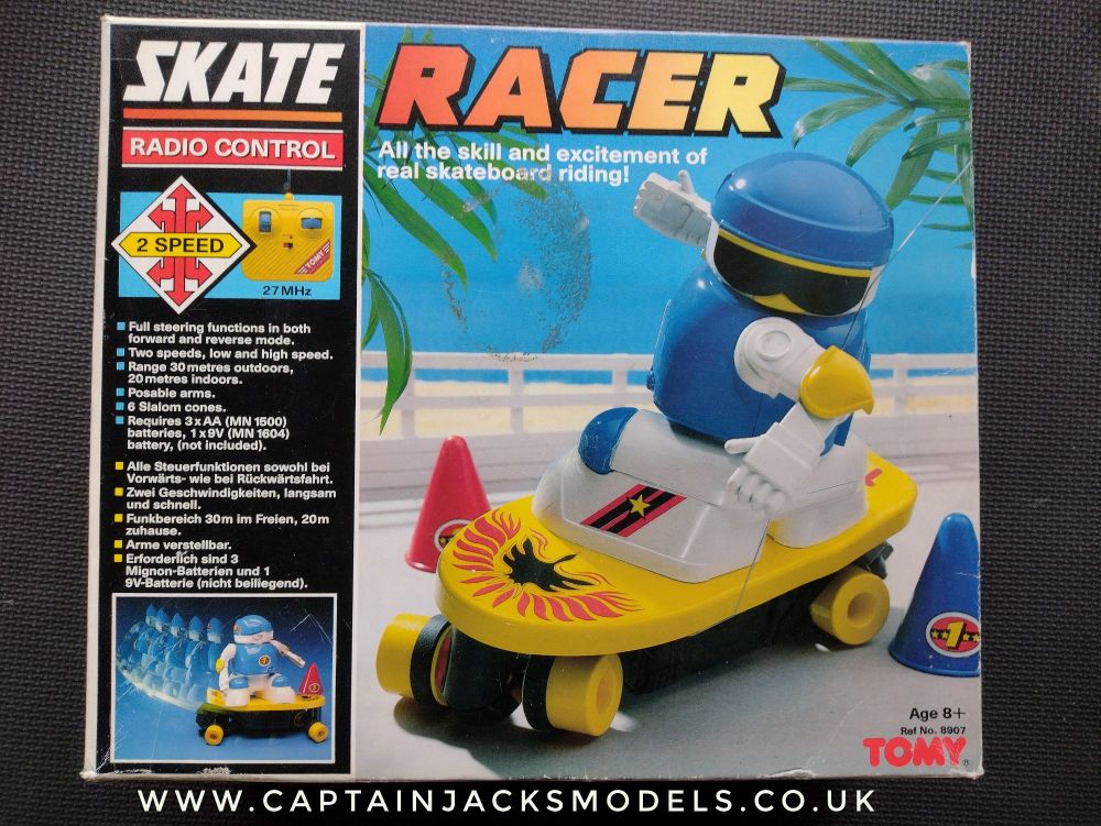 Vintage Tomy Radio Controlled Skate Racer - Boxed & Unused Condition