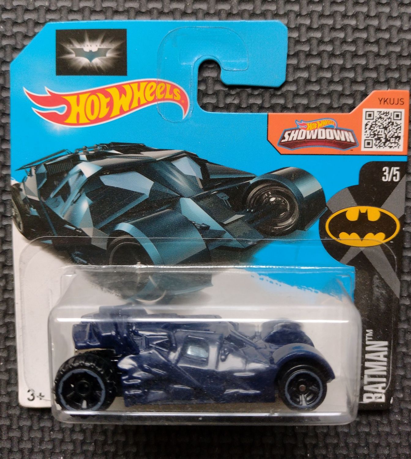 BATMAN Hot Wheels THE BAT 2/5 The Dark Knight Rises Aircraft Plane Vehicle  Black