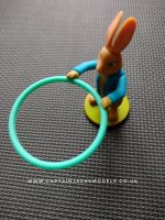 McDonalds Happy Meal Toy - Loose Toy - Peter Rabbit With Hoop