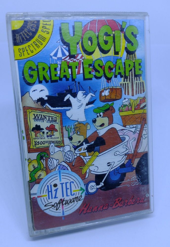 Yogis Great Escape Hi Tec Software Vintage ZX Spectrum 48K 128K +2  Software Tested & Working