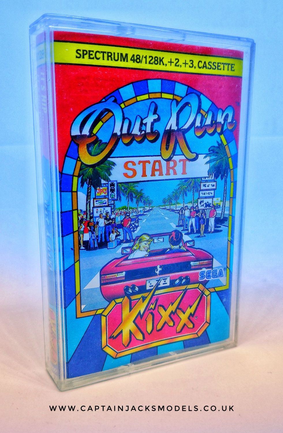 Outrun - Kixx - Vintage ZX Spectrum 48K 128K +2 +3 Software - Tested & Work