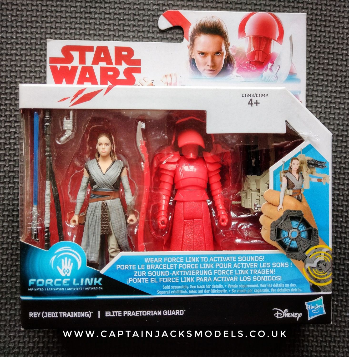 Star Wars Rey ( Jedi Training ) & Elite Praetorian Guard Collectable
