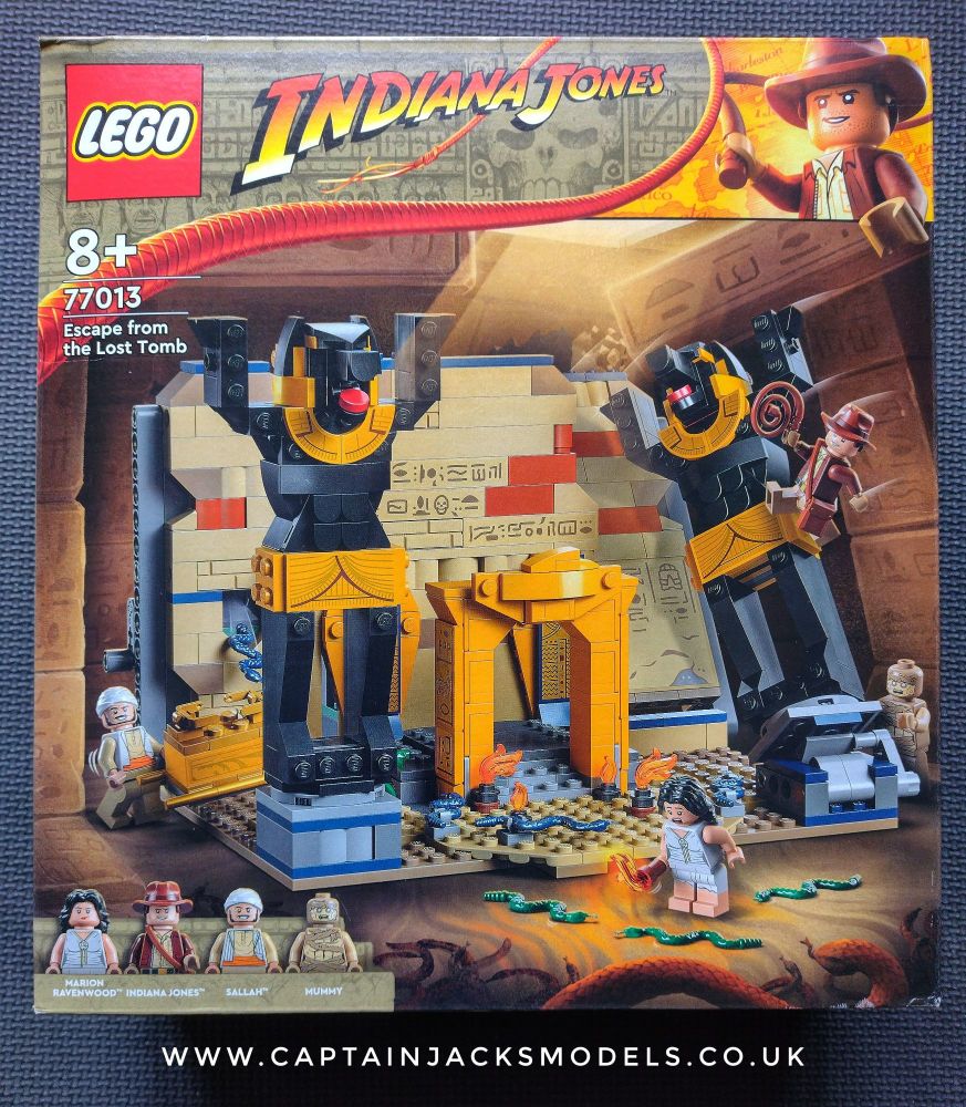 Lego Indiana Jones Escape From The Lost Tomb 77013 Age Range 8 Years Plus Brand New & Sealed
