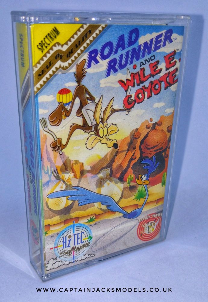 Road Runner & Wile E Coyote Hi Tec Software Vintage ZX Spectrum 48K 128K +2  Software Tested & Working