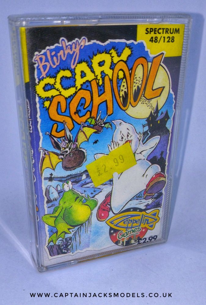 Blinkys Scary School Zeppelin Games Vintage ZX Spectrum 48K 128K +2  Software Tested & Working