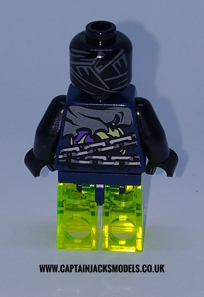 Official Lego Minifigure - Used Condition - Chain Master Wrayth - Ghost Warrior Wrath