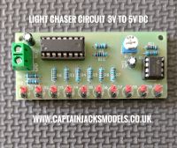 Fully Assembled Circuit Board - NE555 & 4017 Led Light Chaser Board