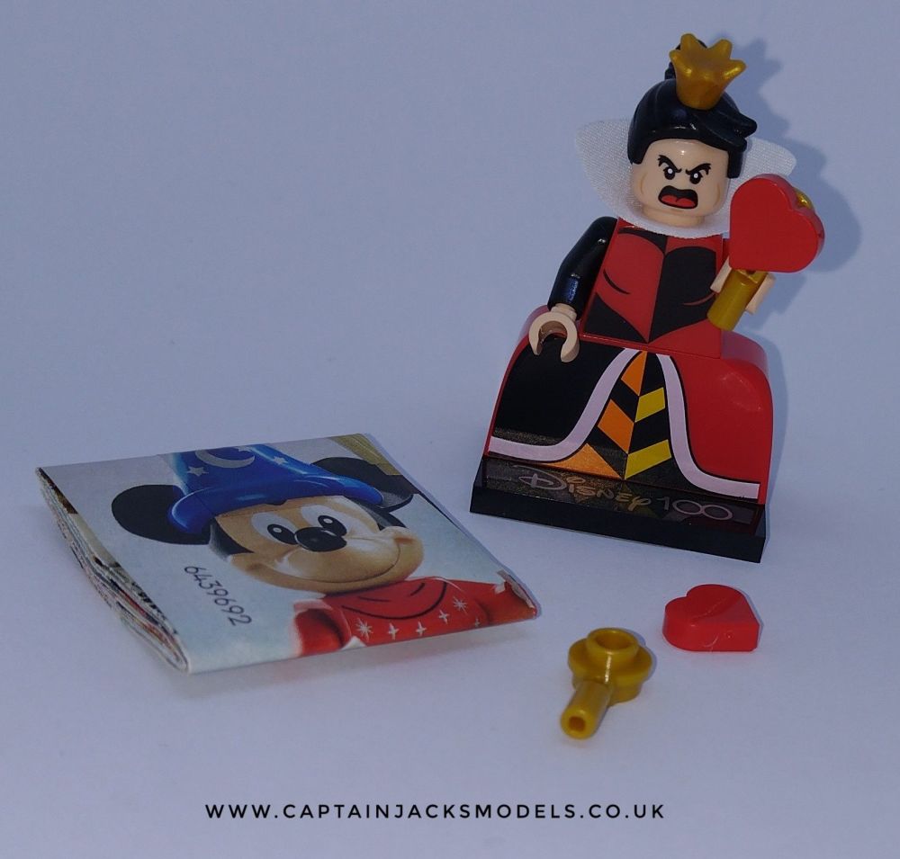 Queen Of Hearts Lego Minifigure Disney 100th Anniversary Series