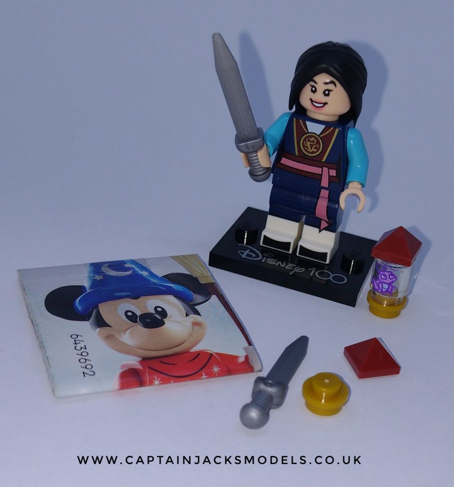Lego Minifigure - Mulan - Disney 100th Anniversary Series 71038