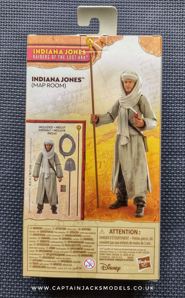 Indiana Jones Raiders Of The Lost Ark Adventure Series 6 Inch Map Room Collectors Figure Set