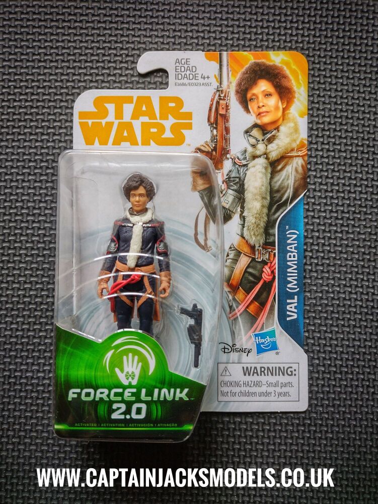 Star Wars Val ( Mimban ) Collectable Figure E1686 / E0323 Force Link - 2.0 
