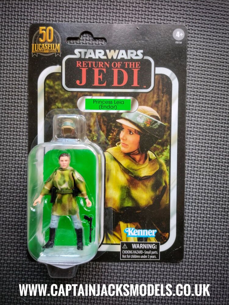 Star Wars The Vintage Collection VC191 Princess Leia Endor Return Of The Jedi F3114 Premium Collectable 3.75" Figure
