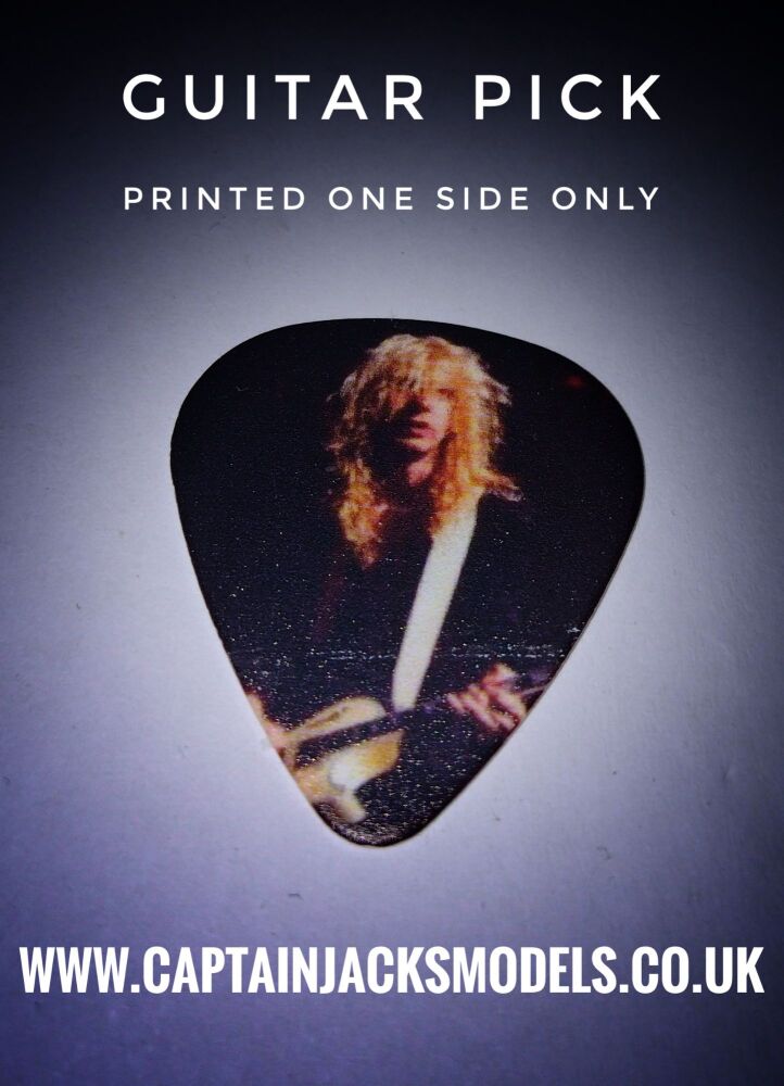 Def Leppard Guitar Pick - Design 9 - Printed One Side Only