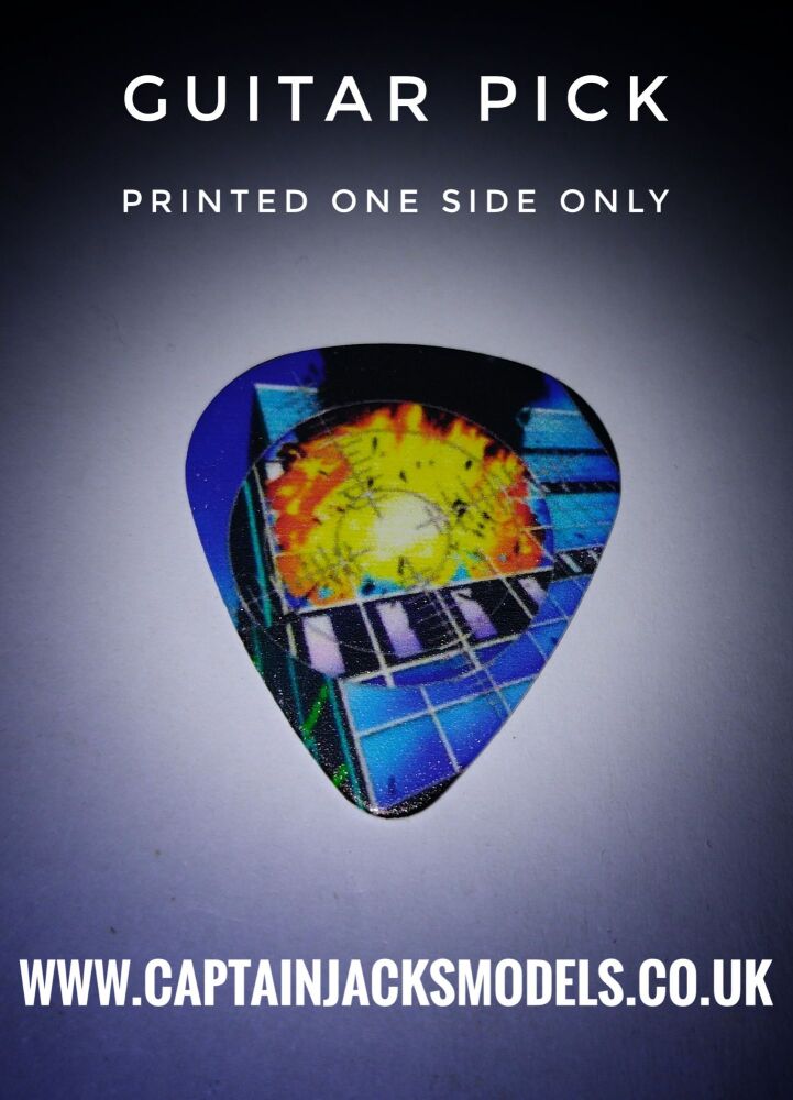 Def Leppard Guitar Pick - Design 11 - Printed One Side Only
