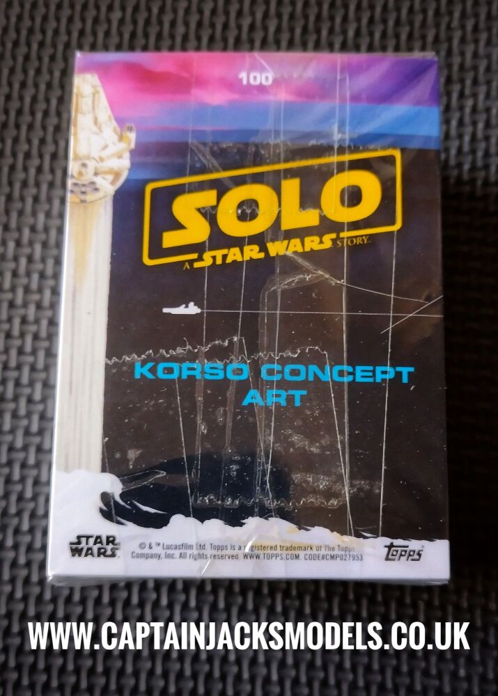 Star Wars Solo Complete 100 Card 2018 Base Set Topps Brand New & Sealed