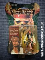 Zizzle - Collectors Figure - Pirates Of The Caribbean Dead Mans Chest - Prison Escape Jack Sparrow