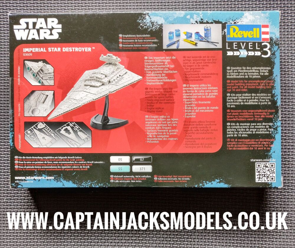 Revell Star Wars 1:12300 Imperial Star Destroyer Plastic Model Kit 03609