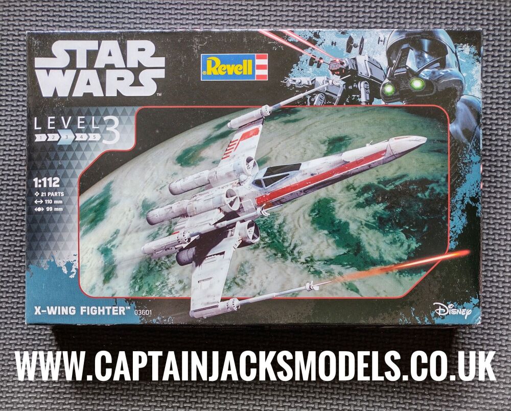Revell Star Wars 1:112 X Wing Fighter Plastic Model Kit 03601