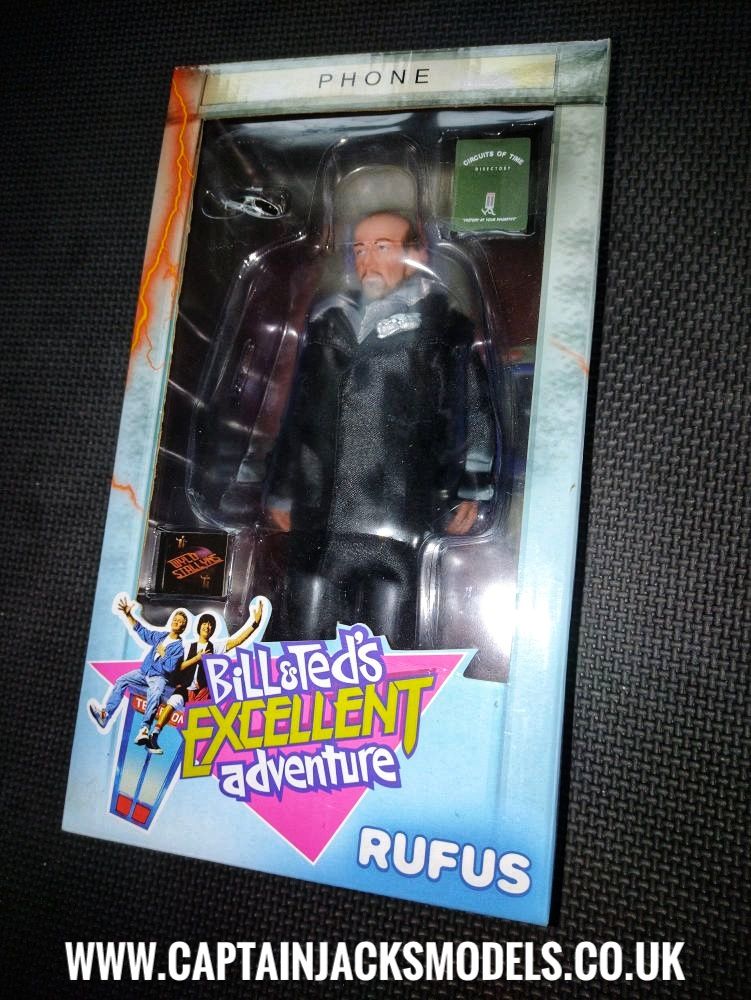 Neca Reel Toys Bill & Teds Excellent Adventure Rufus 8 Inch Action Figure Set Limited Edition New In Box
